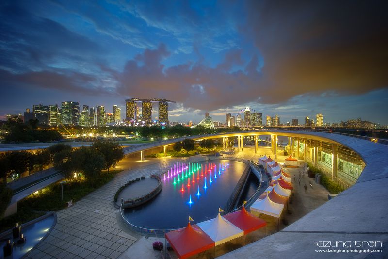 Singapore by night фото превью