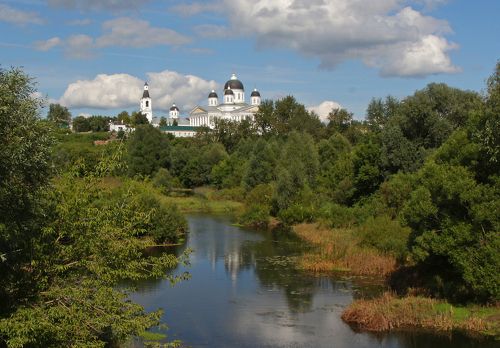 Вид на собор Воскресения. Арзамас.