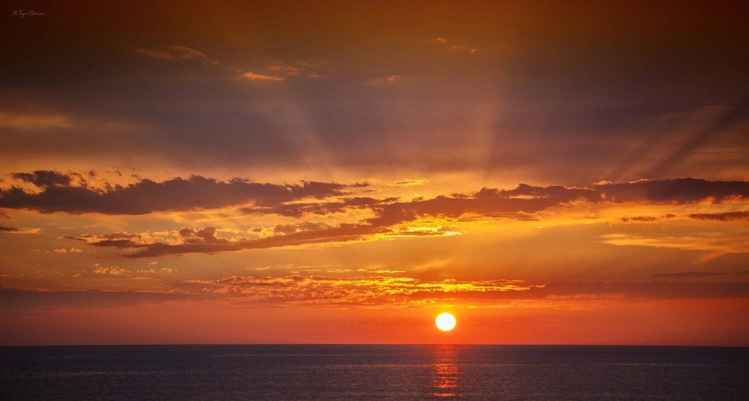 лето,море,солнце,закат, Roma  Chitinskiy