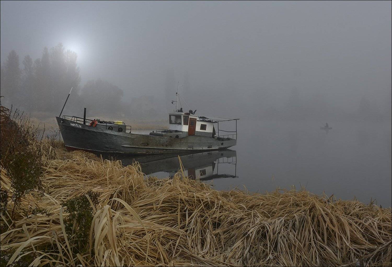 утро туман катерок солнце призраки, Дмитрий Колисниченко