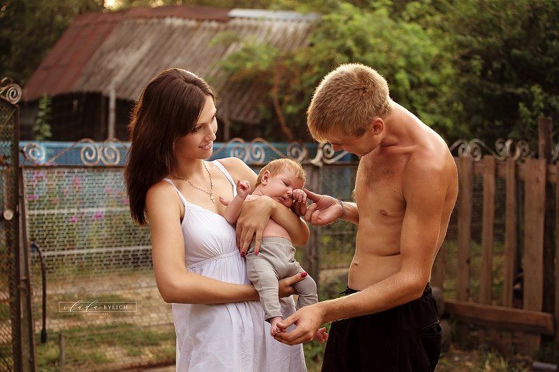 семья, деревня, семейная фотография, семейный фотограф, влада былич, фотограф влада былич, краснодар  фото превью