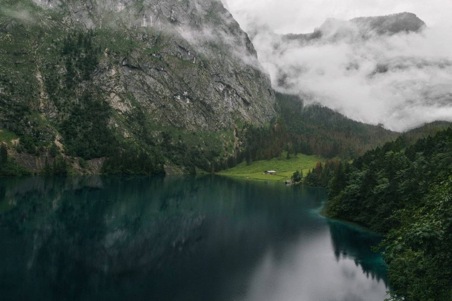 озеро; горы; туман; дождь; туризм, Александр Удовиченко