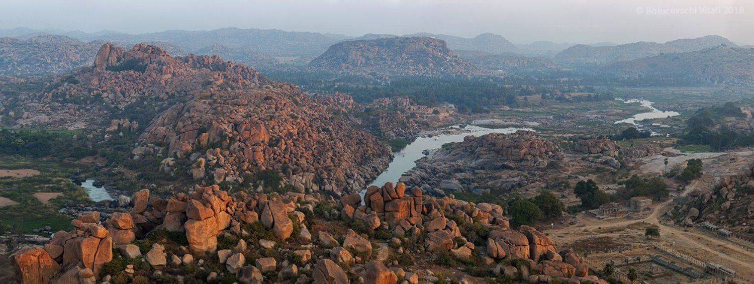 индия, пейзаж, восход, Vitalii