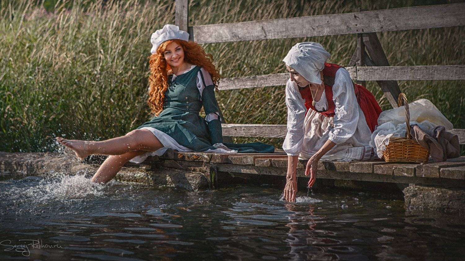 прачки, стирка, речка, женщины, рехов, сергейрехов, sergejrekhov, rekhov, Сергей Рехов