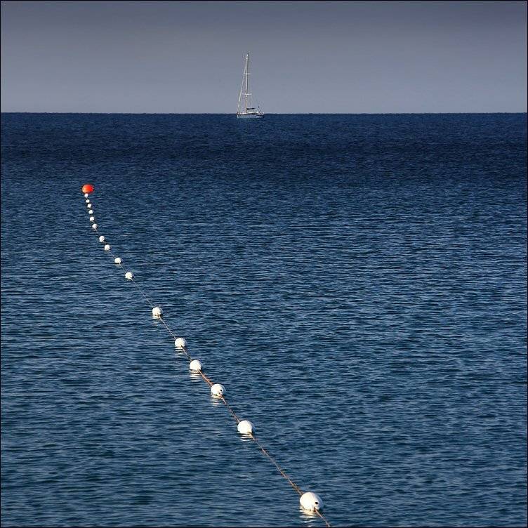 море, яхта, буек, Тарасов Алексей