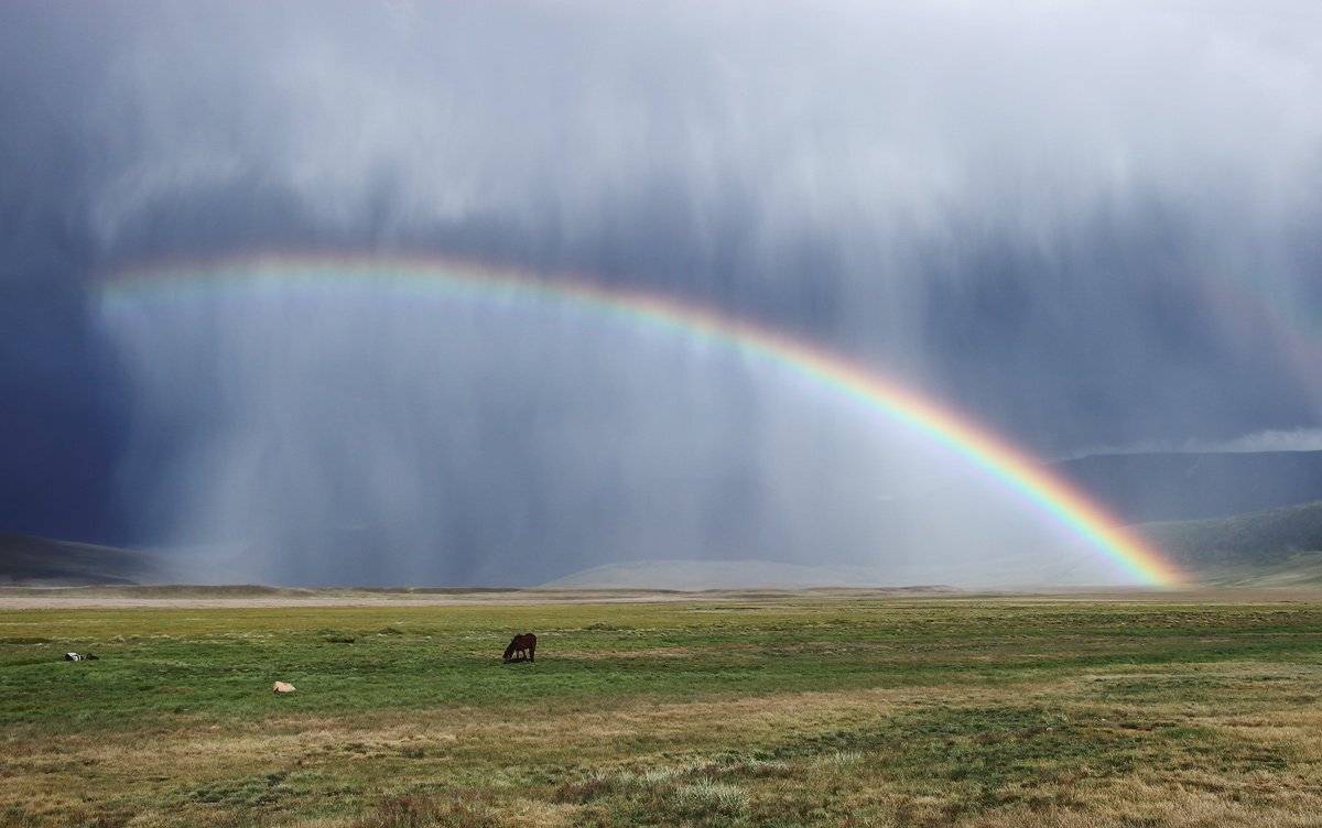 укок, плато укок, радуга, Artem