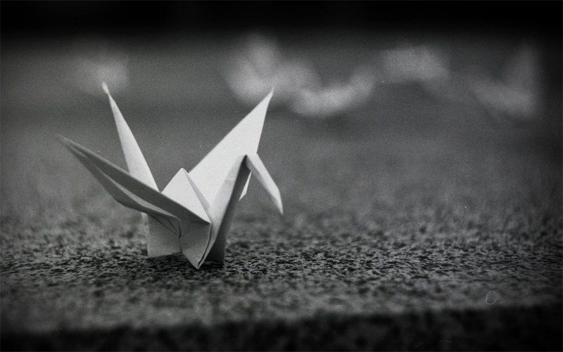 оригами журавлик фото превью