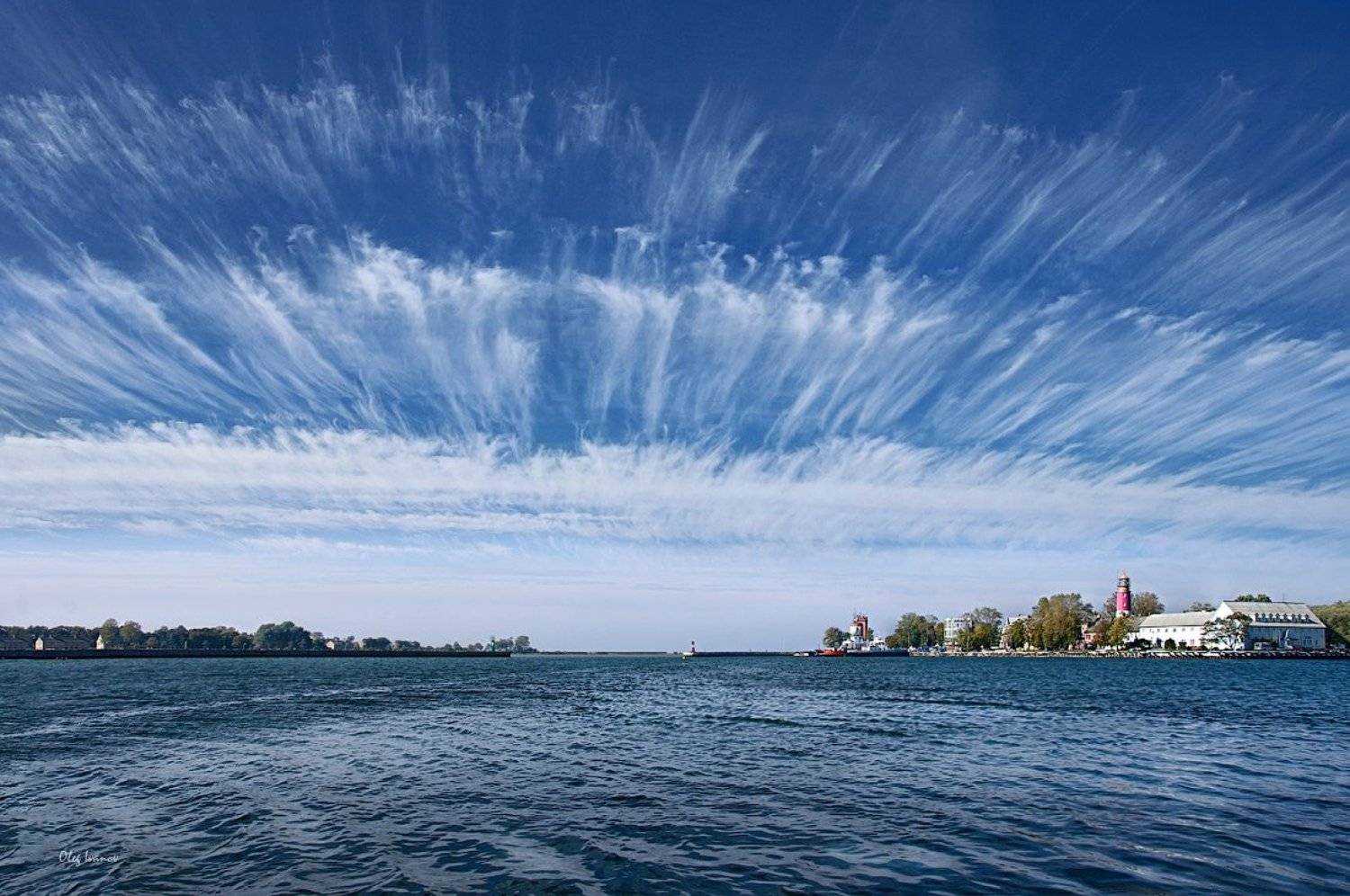 море, балтийск, облака, небо, Олег Иванов