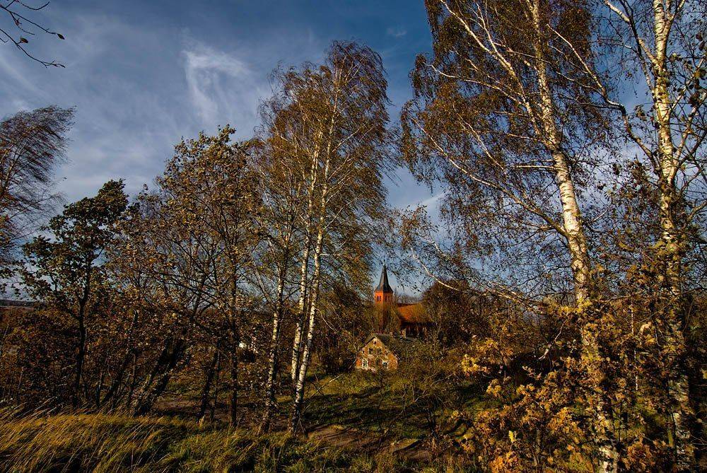 осень, деревня, Александр Титаренко