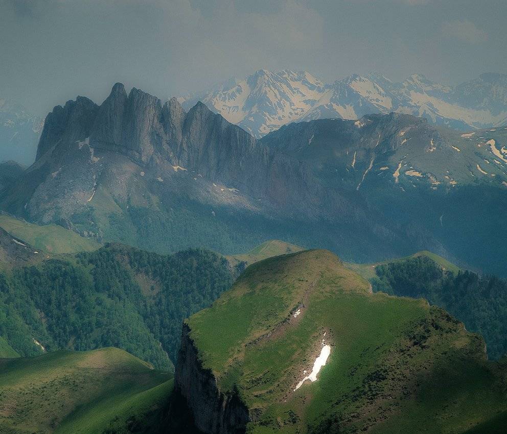 горы, кавказ, тхач, Фёдор