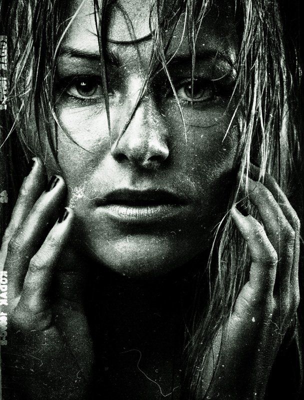 портрет, чб **** фото превью