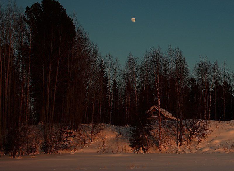 Охотничья избушка... фото превью