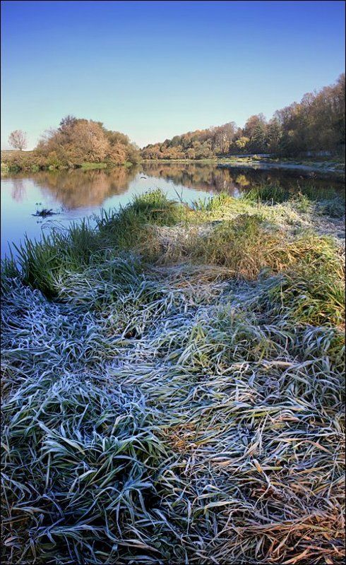 утро, мороз. река, москва, звенигород Морозом повеяло... фото превью