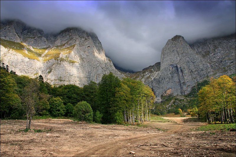 кавказ, фишт, осень Фишта контрасты... фото превью