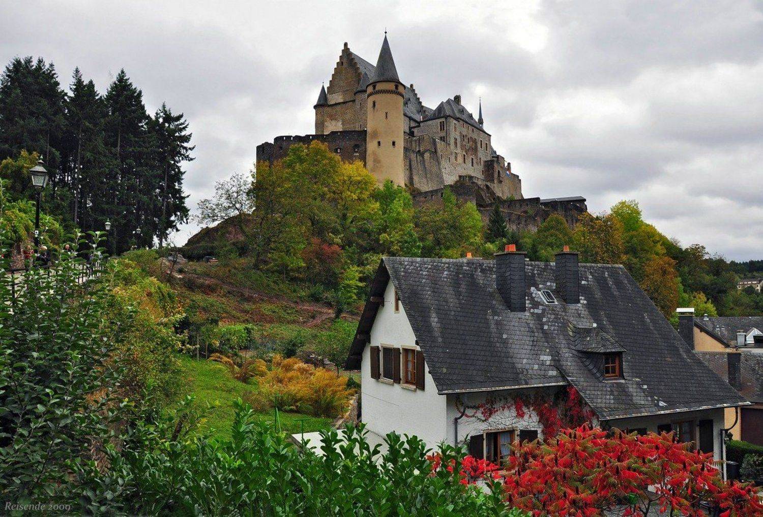 люксембург, арденны, вианден, замок, Yakubovskiy Mikhail