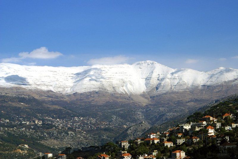 горы, ливан, sannine mountain Снежная благодать фото превью