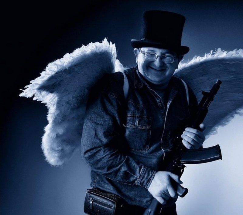 портрет,ангел,студия,юмор купидон фото превью