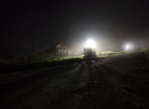 Август,туман и звезды