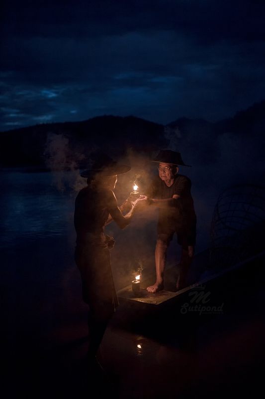 portrait,asia,thailand,mekong,fisherman, Share  фото превью