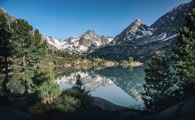 озеро, горы, Горный Алтай. Озеро Дарашколь. фото превью