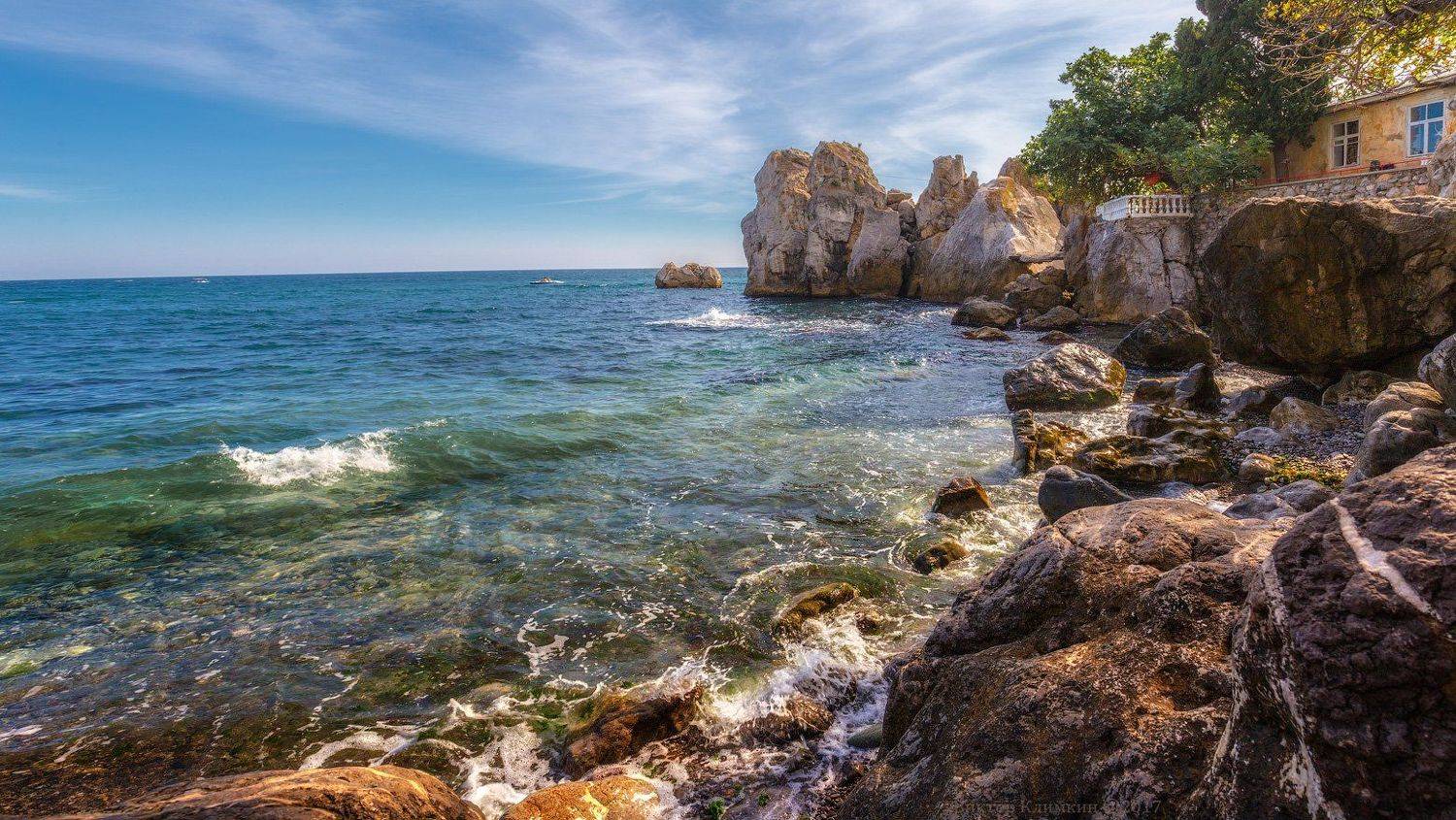 крым, море, чёрное море, гурзуф, дача чехова, чехов, Виктор Климкин