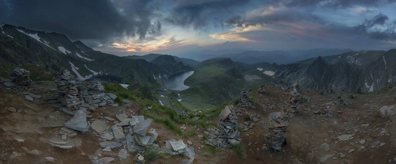 Рила, озера, закат, Даниел Балъков