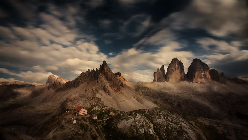 Tre Cime di Lavaredo, morning