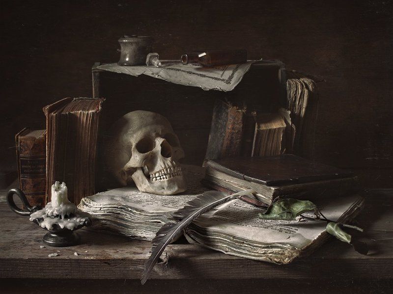 still life, натюрморт, vanitas, scul, череп Vanitas (суета сует) version 2 фото превью