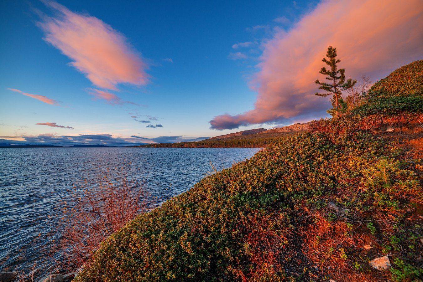 кольский, север,заполярье, хибины, лето,вечер,сопка,имандра,осень,, Роман Горячий