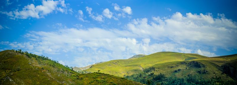 mountain, colors, green, natural, day, beauty, sky Nature wonders фото превью