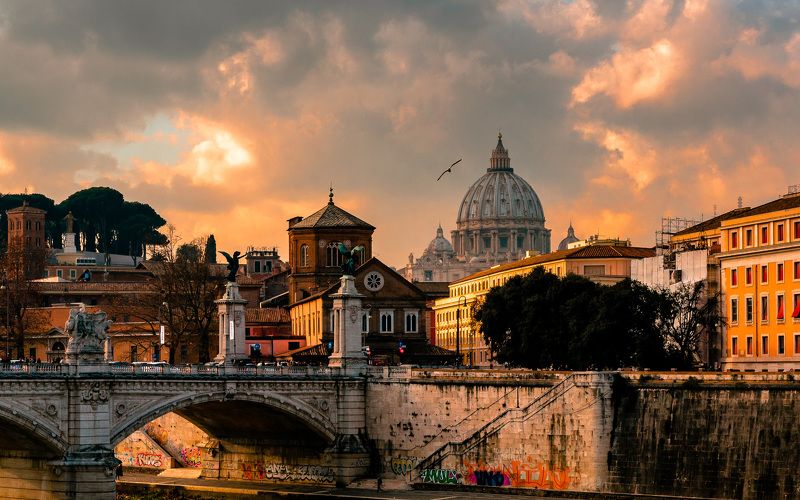 рим, италия, путешествия, город, пейзаж Рим фото превью