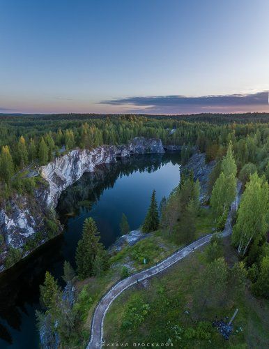 Мраморный карьер Рускеала