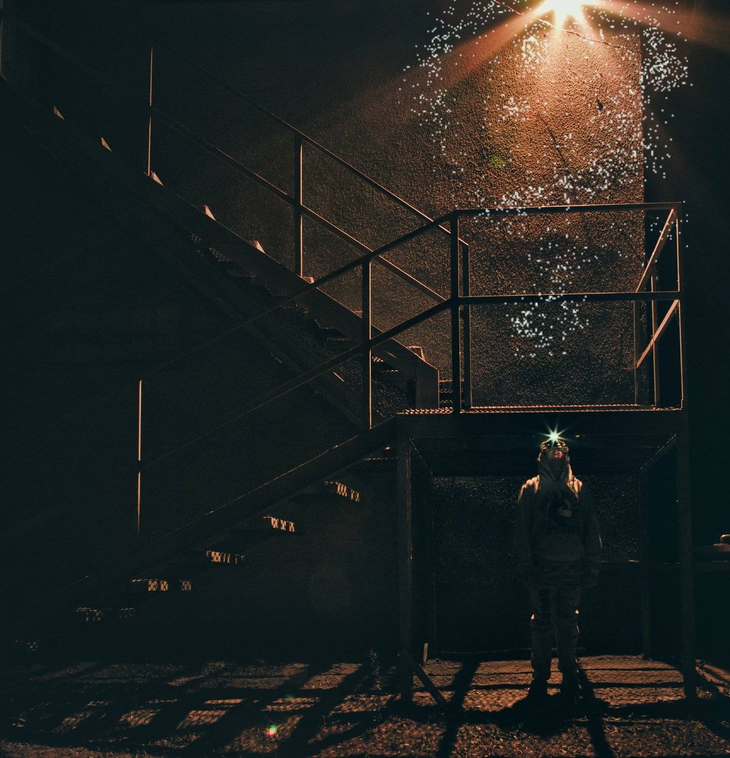 мальчик, ребенок, свет, улица, фонарь, лестница, , Наталья Голубева