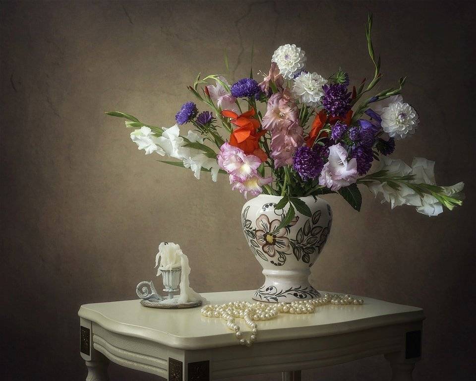 натюрморт, художественное фото,  цветочный натюрморт, букет цветов, осенние цветы, садовые цветы, Ирина Приходько