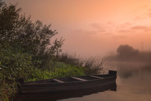 Лодочки на р.Угра Смоленской области