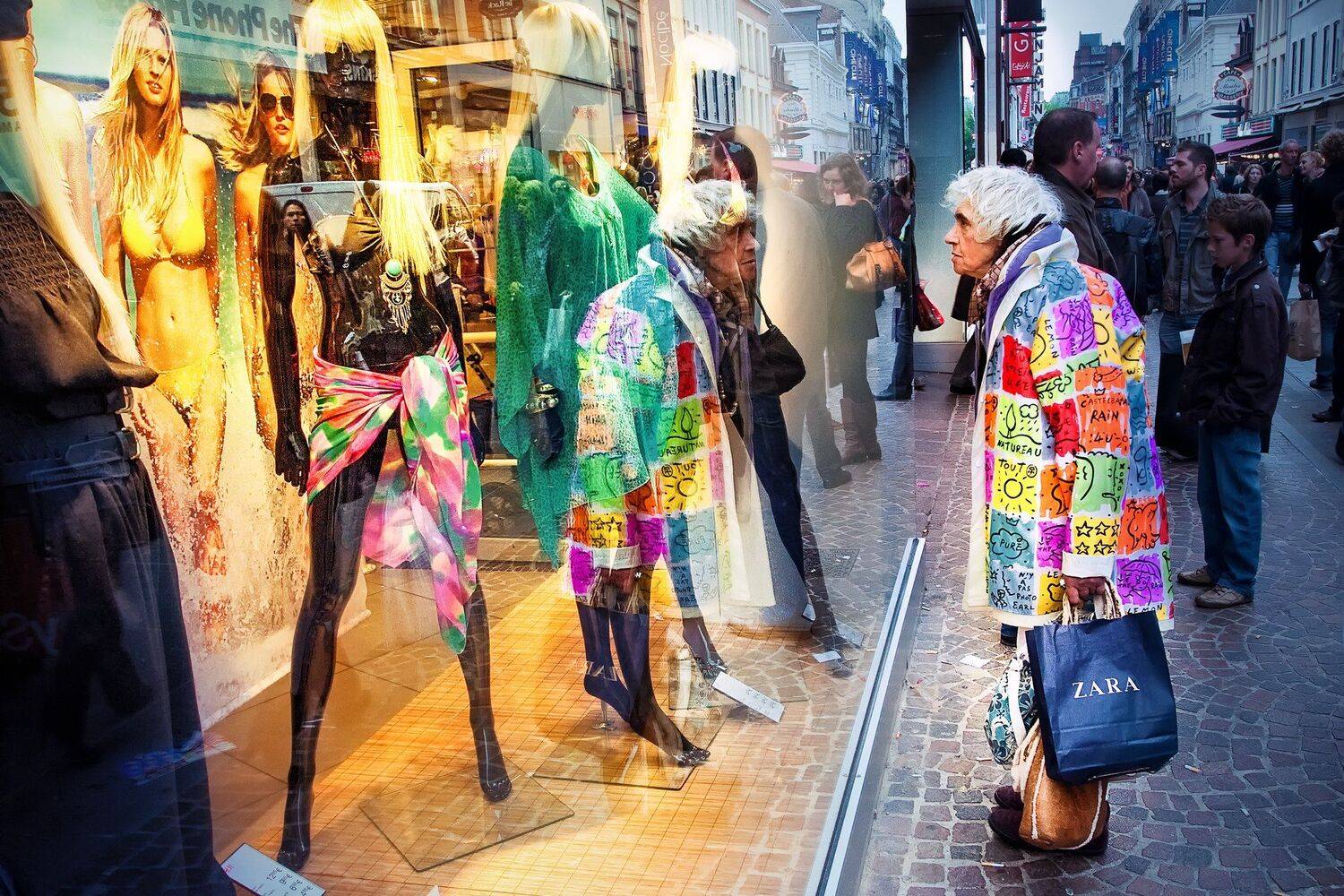 мода, модница, цвет, шоппинг, манекены, свет, франция, лилль, Андрей Огнев