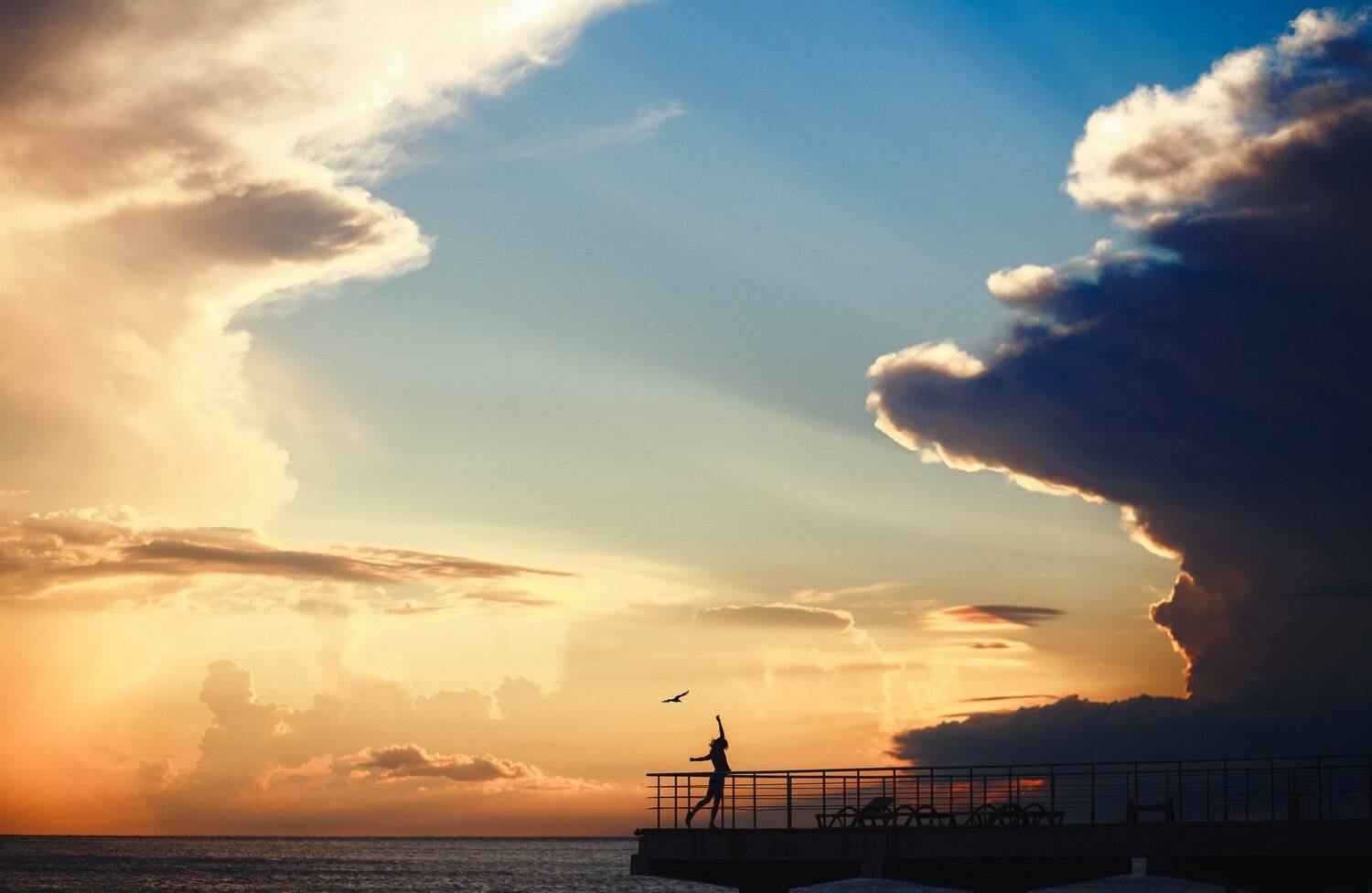 портрет фотография арт закат море небо гармония, Наталья Санникова