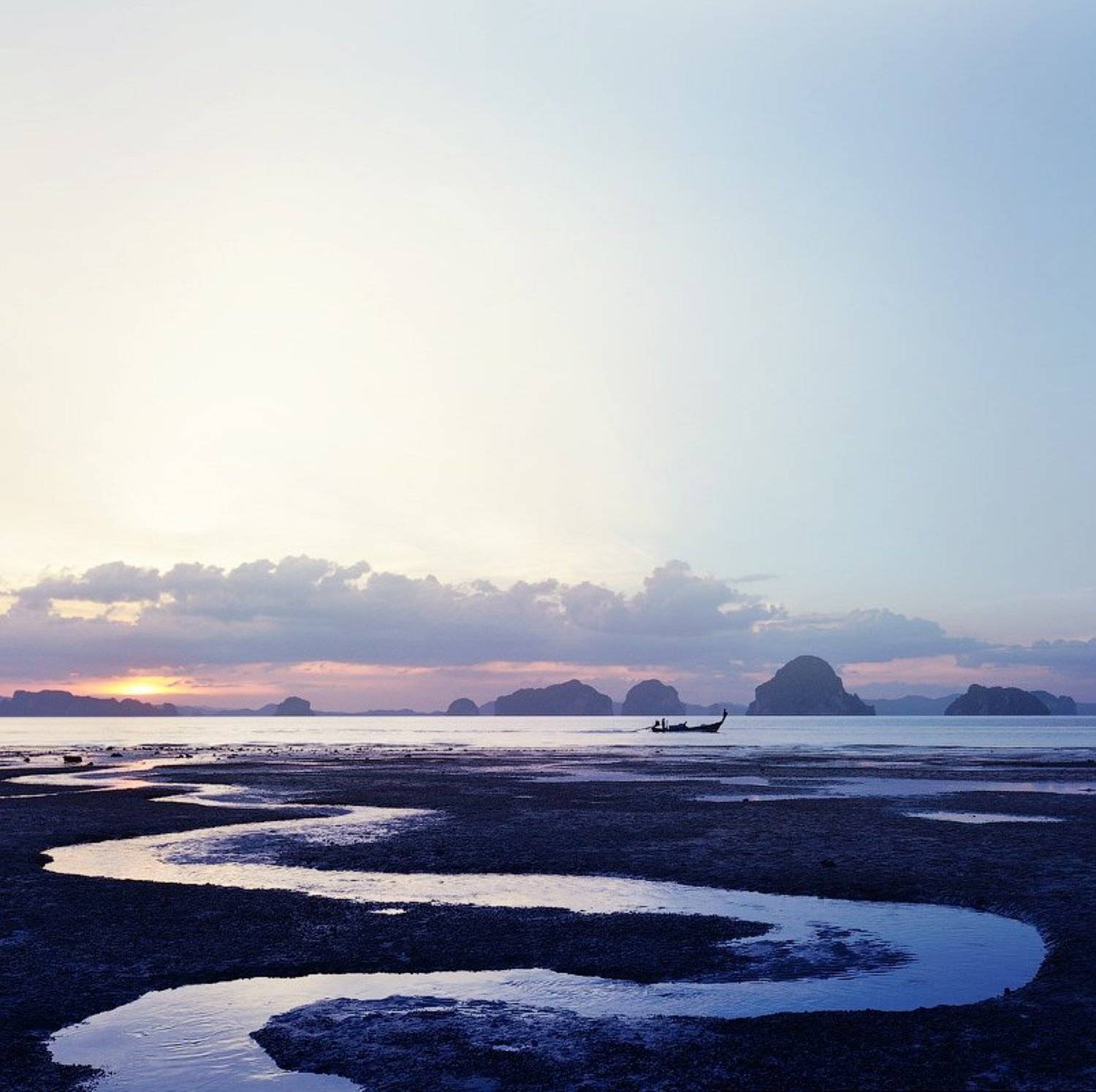 настроение, медитация, лето, море, лодка, закат, тайланд, краби, созерцание, mood, travel, sunset, meditation, tailand, Мария Захарова