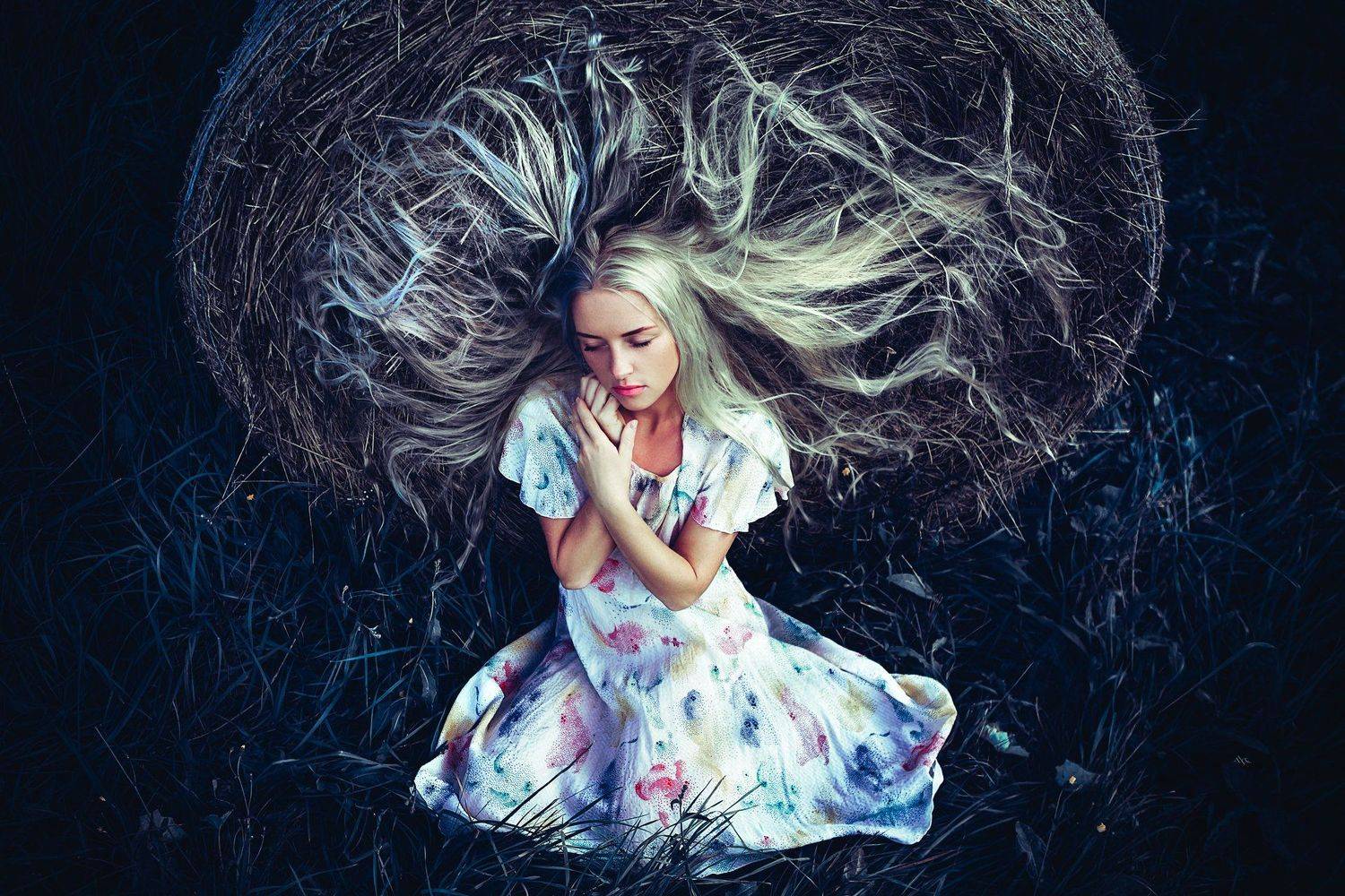 woman, portrait, fine art, blonde, outdoors, natural light, Руслан Болгов (Axe)