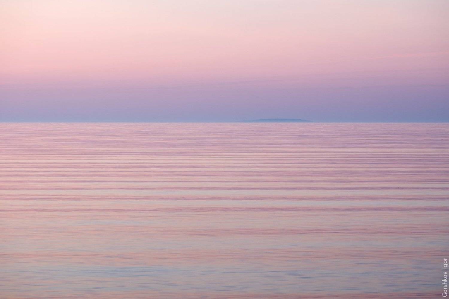 ладога,пейзаж,природа,утро,рассвет,остров,вода,минимализм, Горшков Игорь