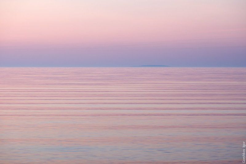 ладога,пейзаж,природа,утро,рассвет,остров,вода,минимализм Сон о далёком острове фото превью