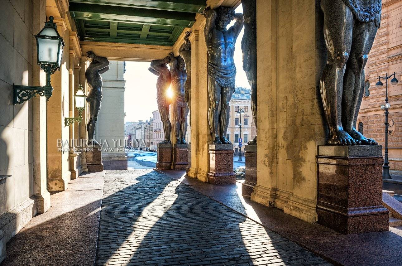 санкт-петербург, эрмитаж, атлант, Юлия Батурина