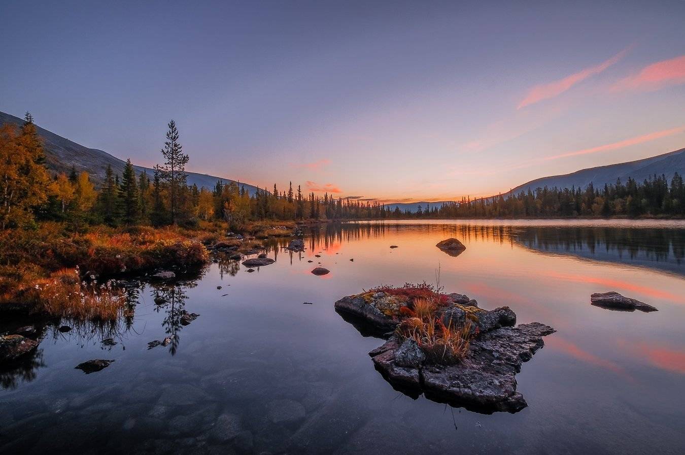 хибины, кольский, заполярье, север, ночь, осень,, Роман Горячий