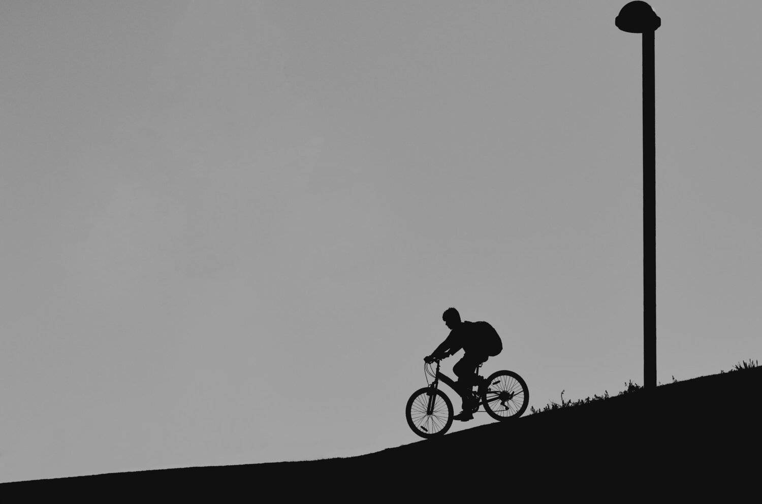 street black&white silhoette art, vladimir algazin