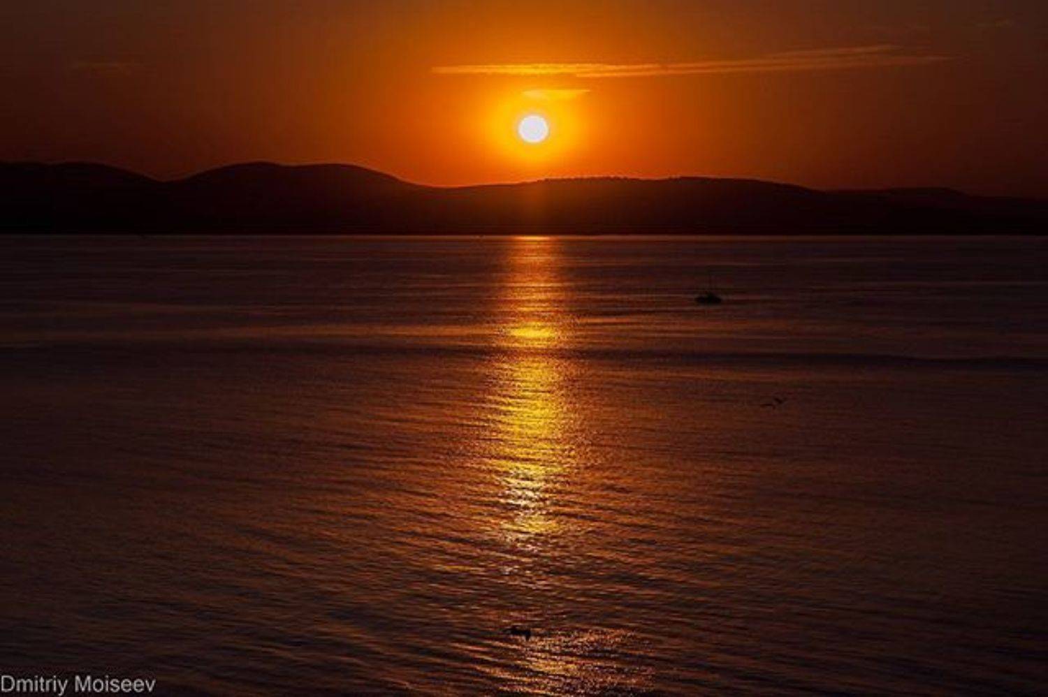 Море, закат, солнце, горы, лето, красота, новороссийск, вода, солнце , DMITRIY MOISEEV