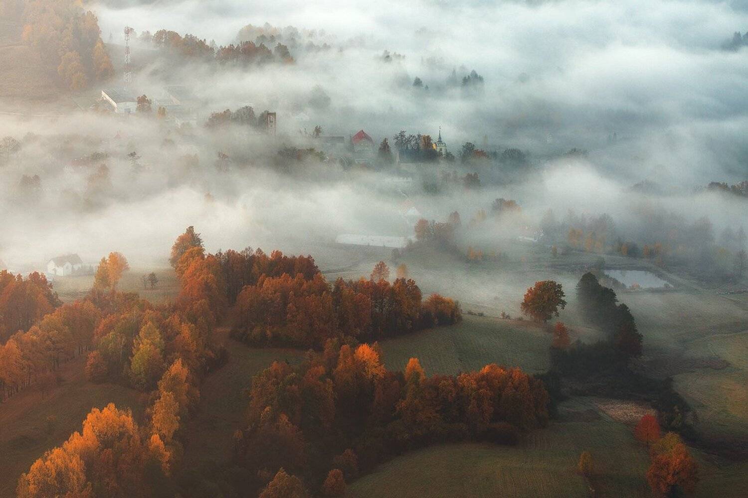 landscape,canon,mist,light,autumn, Iza,Darek