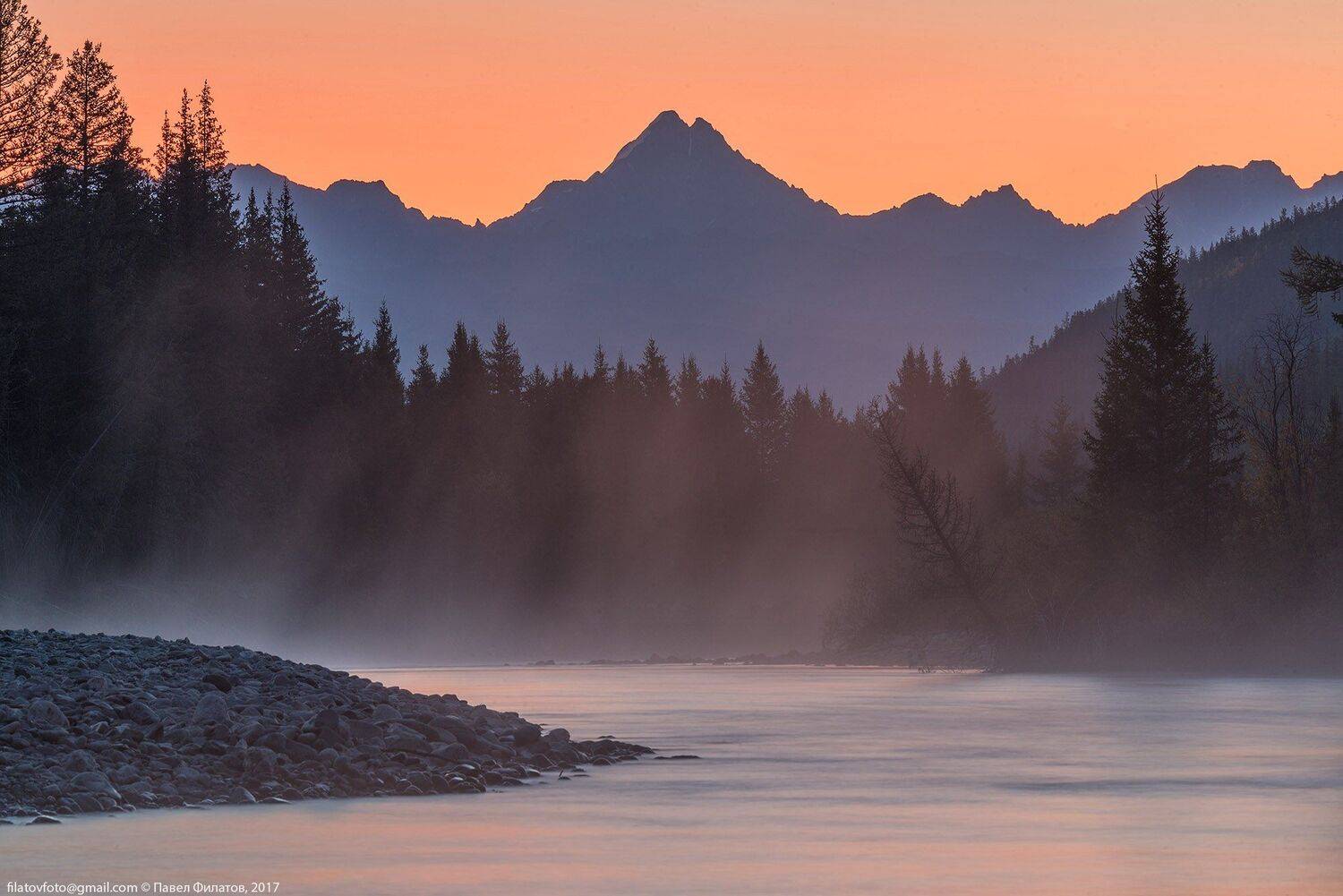 алтай, сибирь, siberia, лето, иикту, altai, утро, рассвет, коксу, Павел Филатов