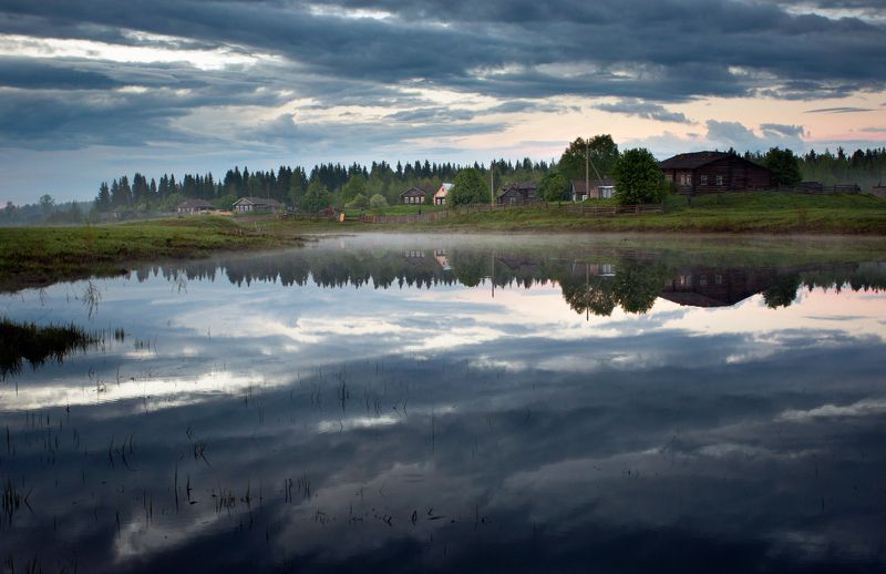 Вечер после дождя. фото превью