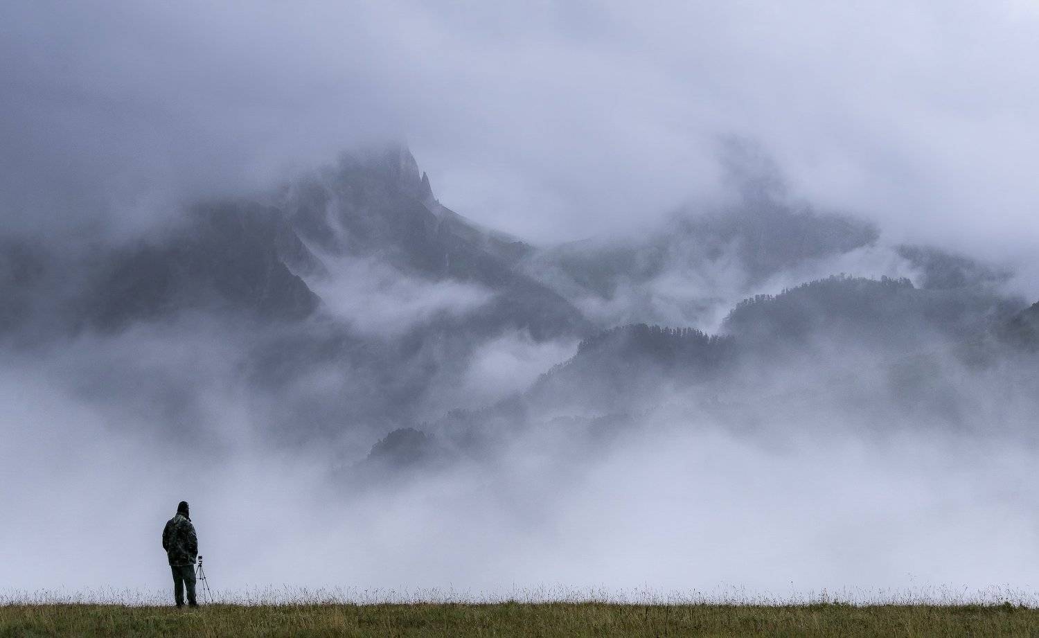 кавказ, хребет, солонцовый, ачешбок, , туман, непогода, , человек кгбз 31 августа, ФЁДОР