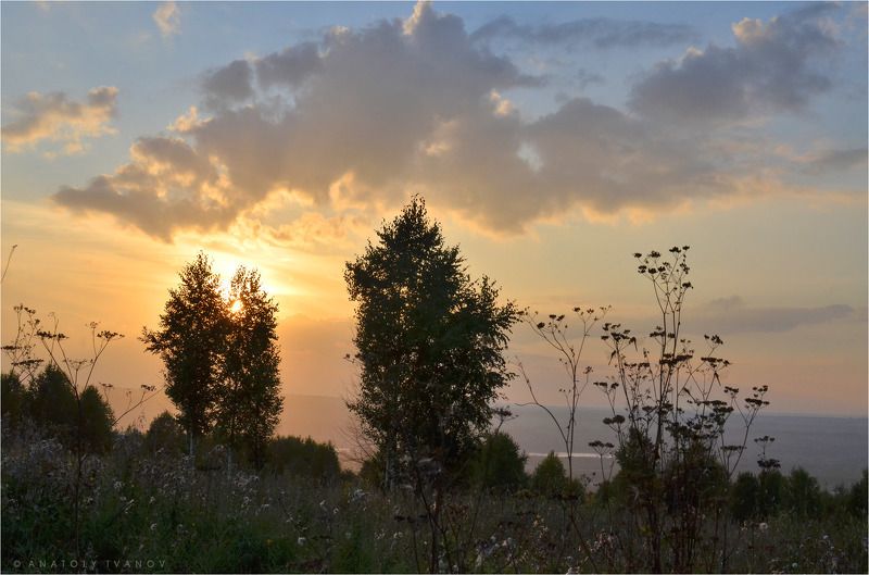 Летний вечер фото превью